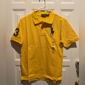 Ralph Lauren Boys Polo Shirt Lot Of 2 Size Large. Brand New With Tags.
